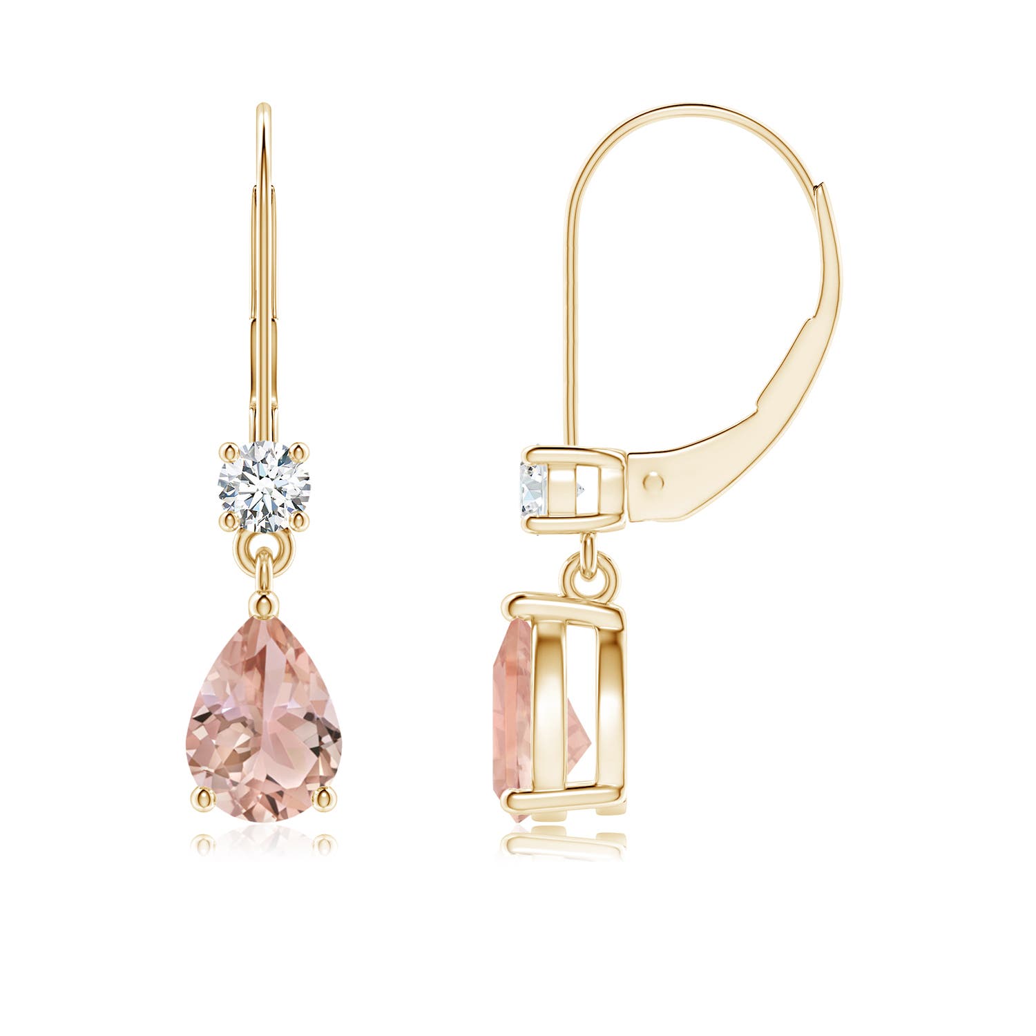 AAA - Morganite / 1.41 CT / 14 KT Yellow Gold