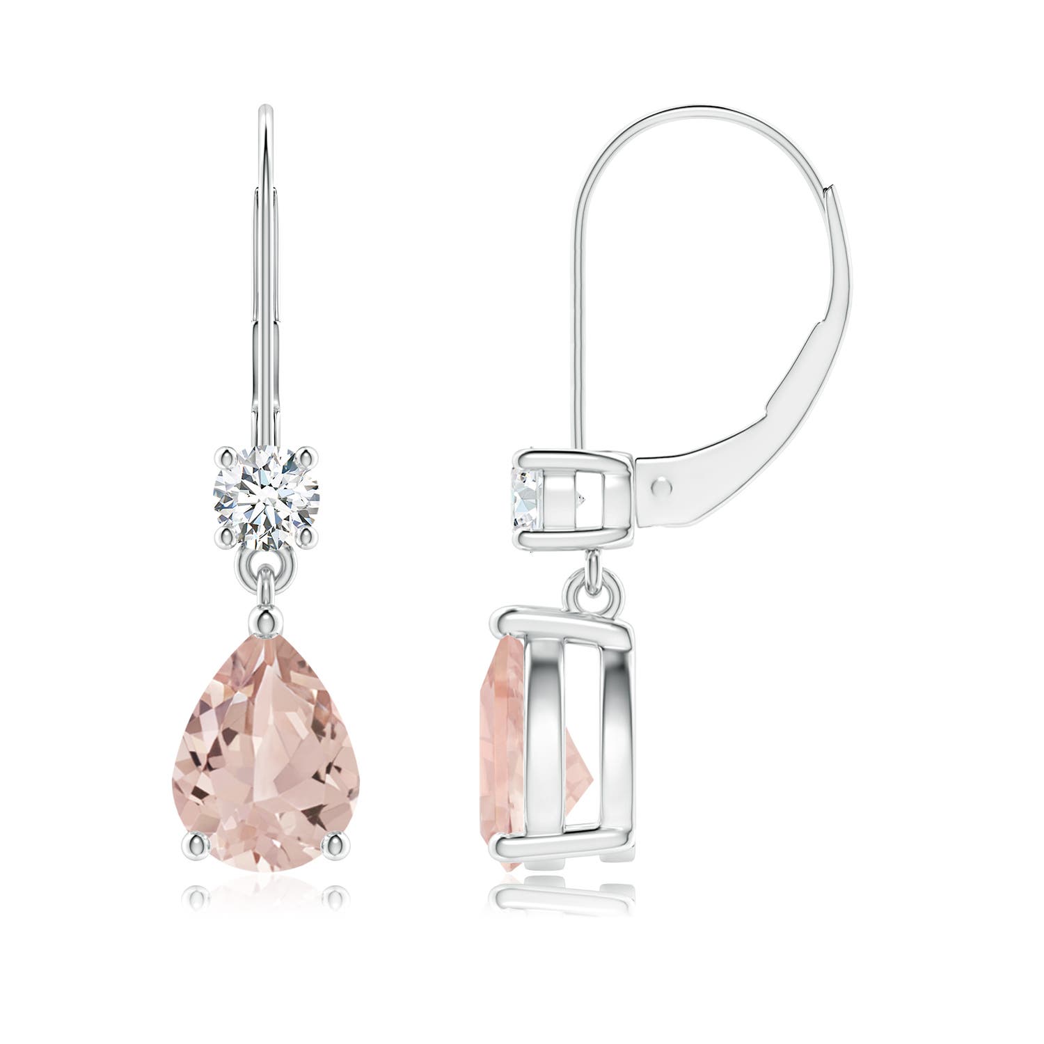 AA - Morganite / 2.36 CT / 14 KT White Gold