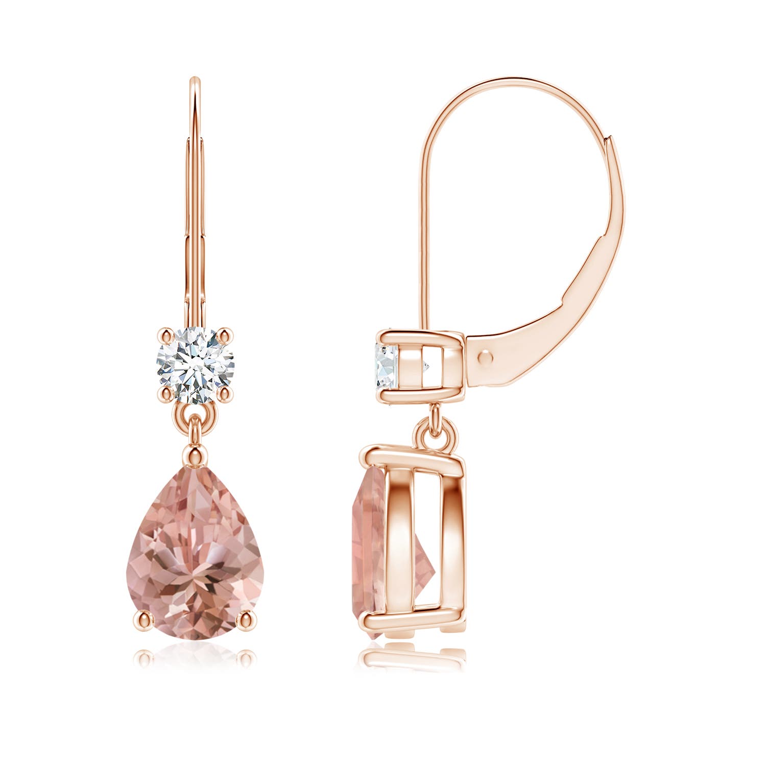 AAAA - Morganite / 2.36 CT / 14 KT Rose Gold