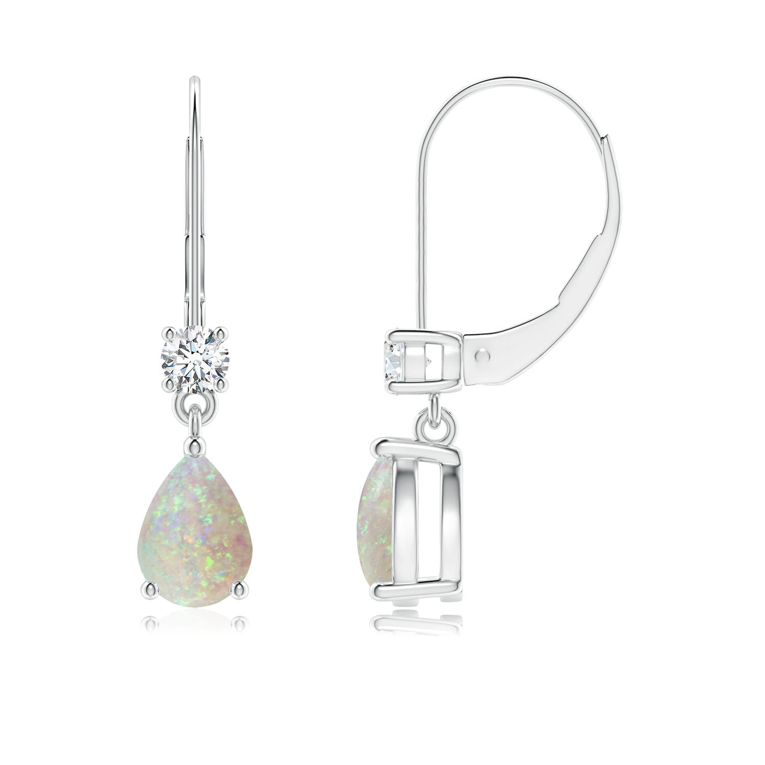 AAA - Opal / 1.05 CT / 14 KT White Gold