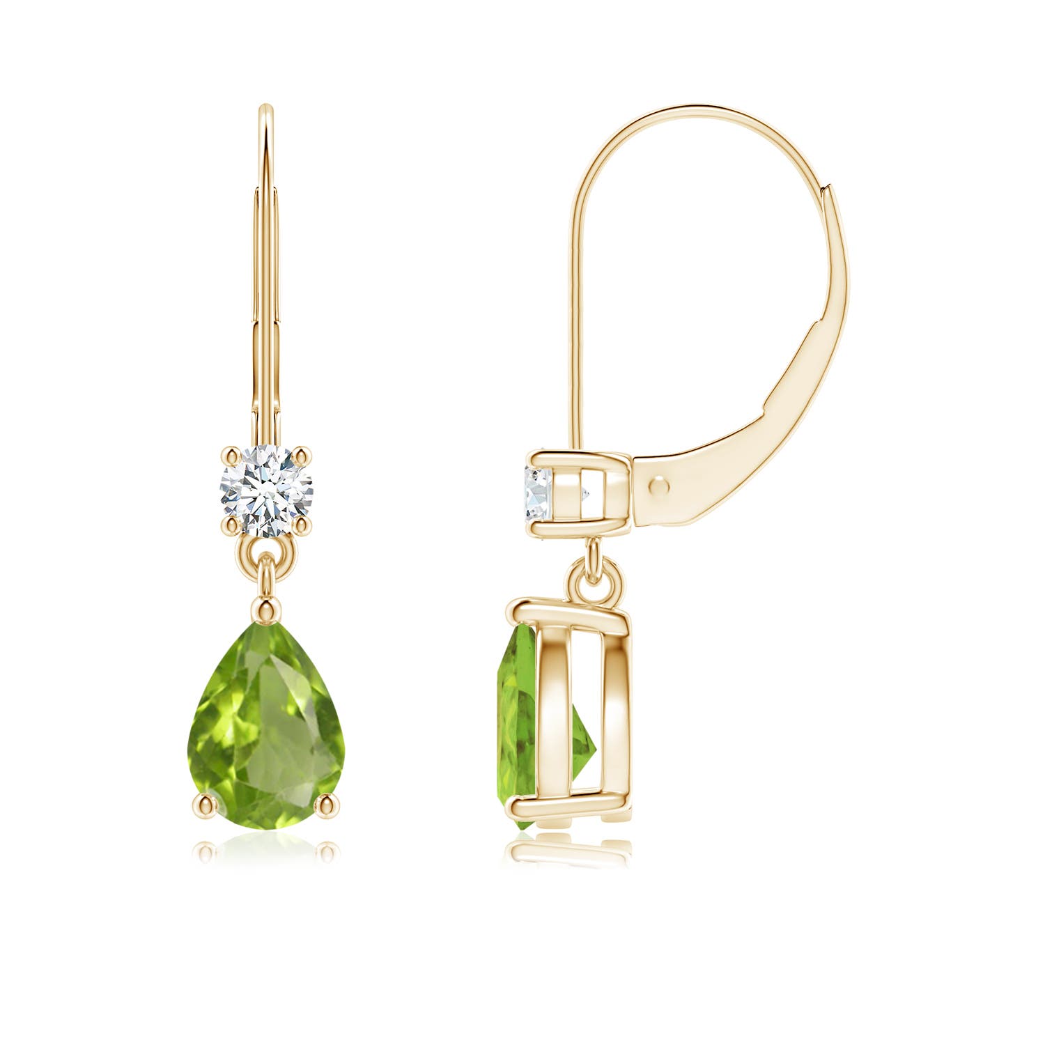 AA - Peridot / 1.61 CT / 14 KT Yellow Gold