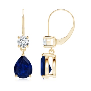 Pear AA Blue Sapphire