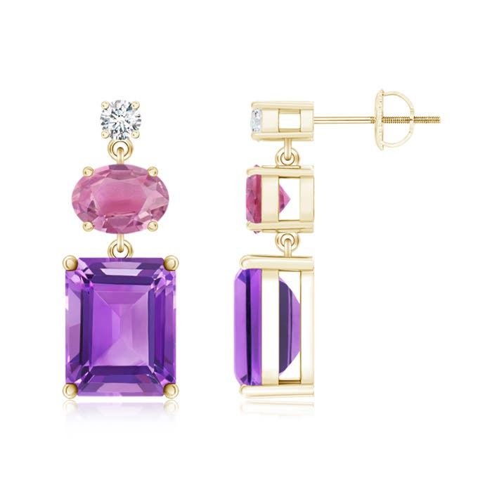 AA - Amethyst / 7.61 CT / 14 KT Yellow Gold