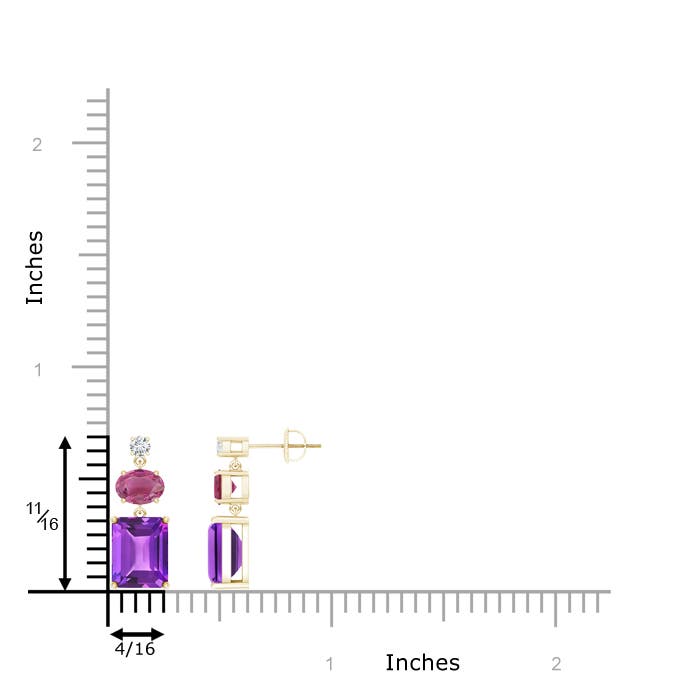 AAA - Amethyst / 5.51 CT / 14 KT Yellow Gold