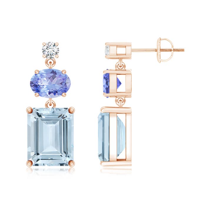 A - Aquamarine / 7.81 CT / 14 KT Rose Gold