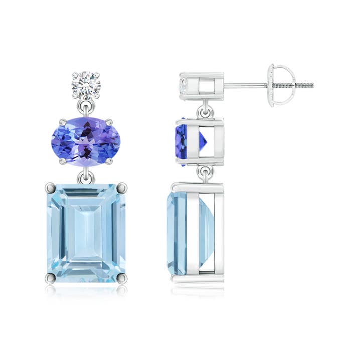 AA - Aquamarine / 7.81 CT / 14 KT White Gold