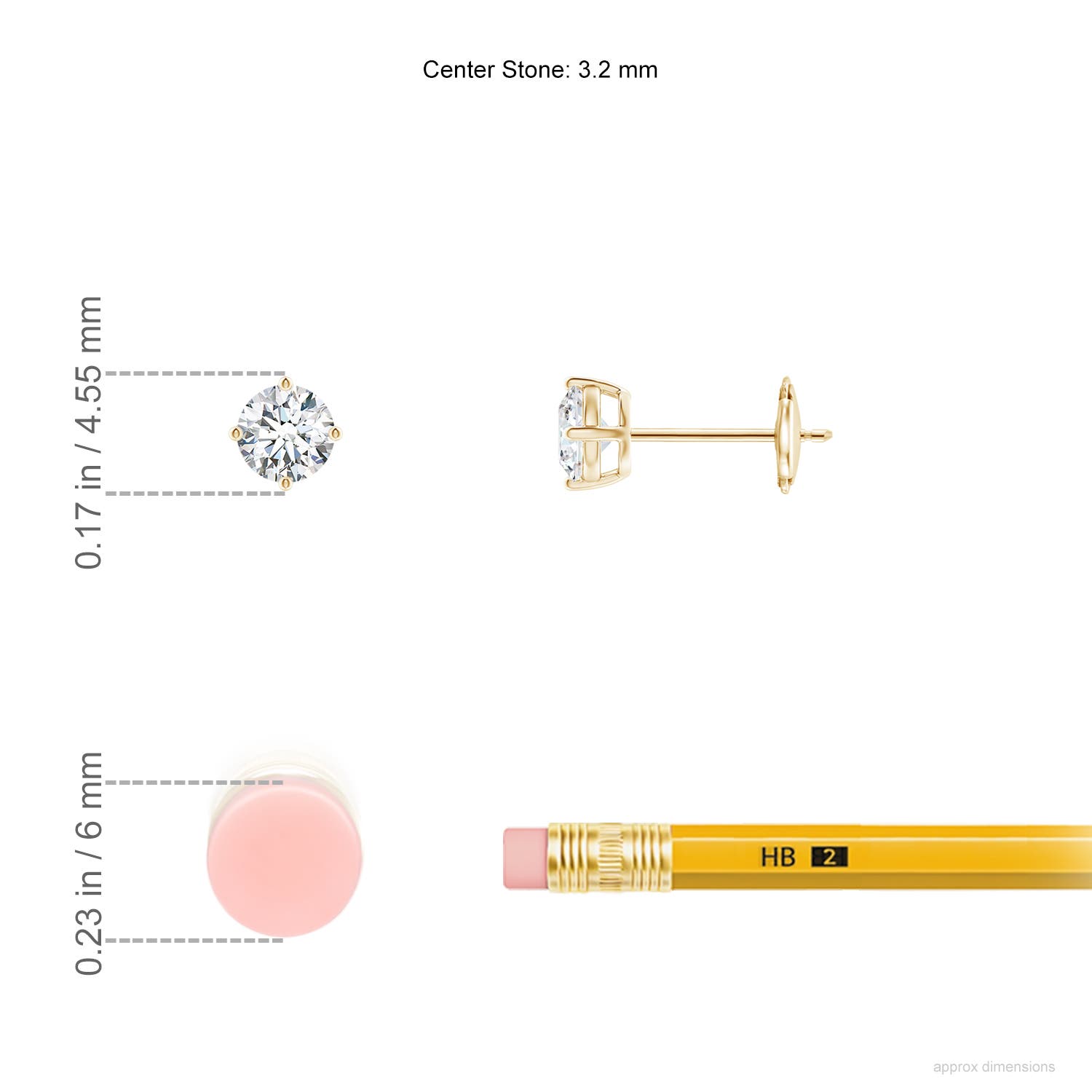 GVS2 / 0.25 CT / 14 KT Yellow Gold