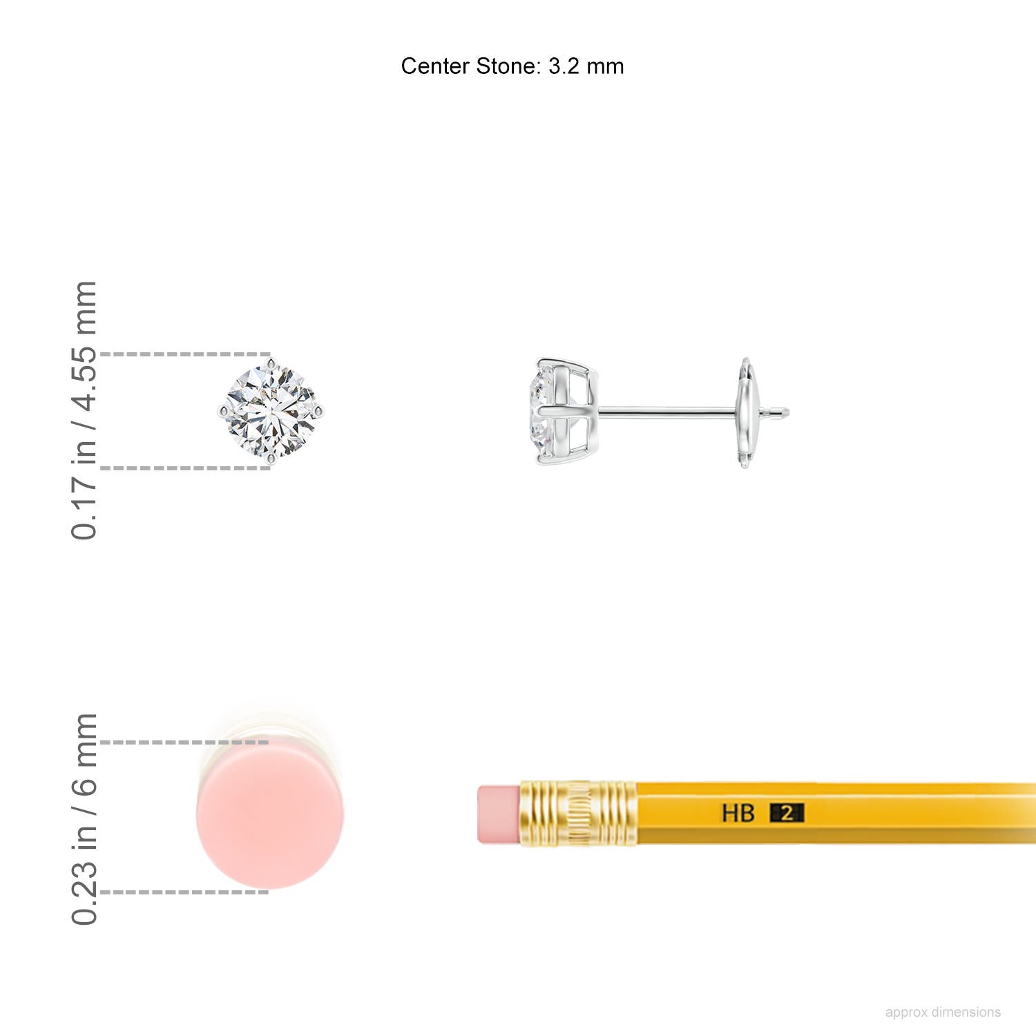 HSI2 / 0.25 CT / 14 KT White Gold