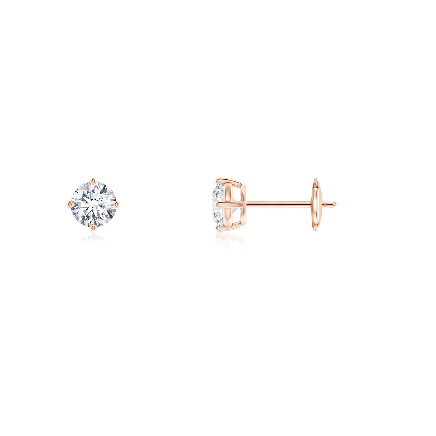 G, VS2 / 0.32 CT / 14 KT Rose Gold