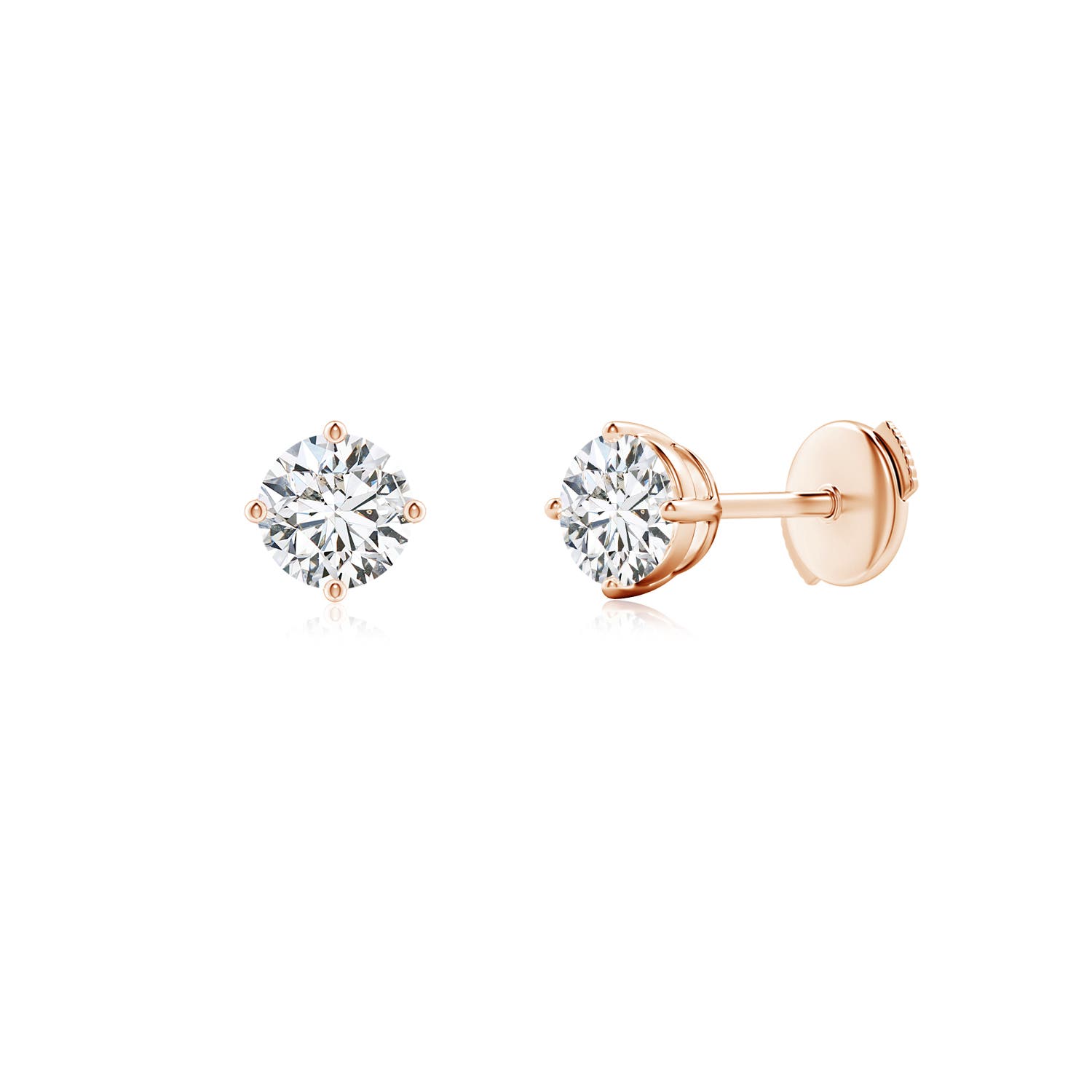 H, SI2 / 0.76 CT / 14 KT Rose Gold