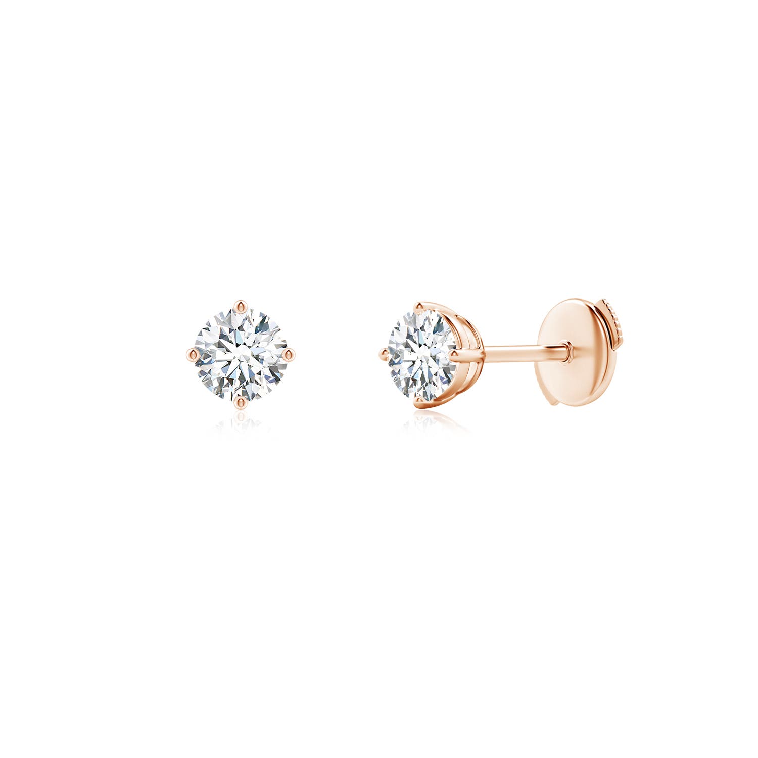 G, VS2 / 0.46 CT / 14 KT Rose Gold