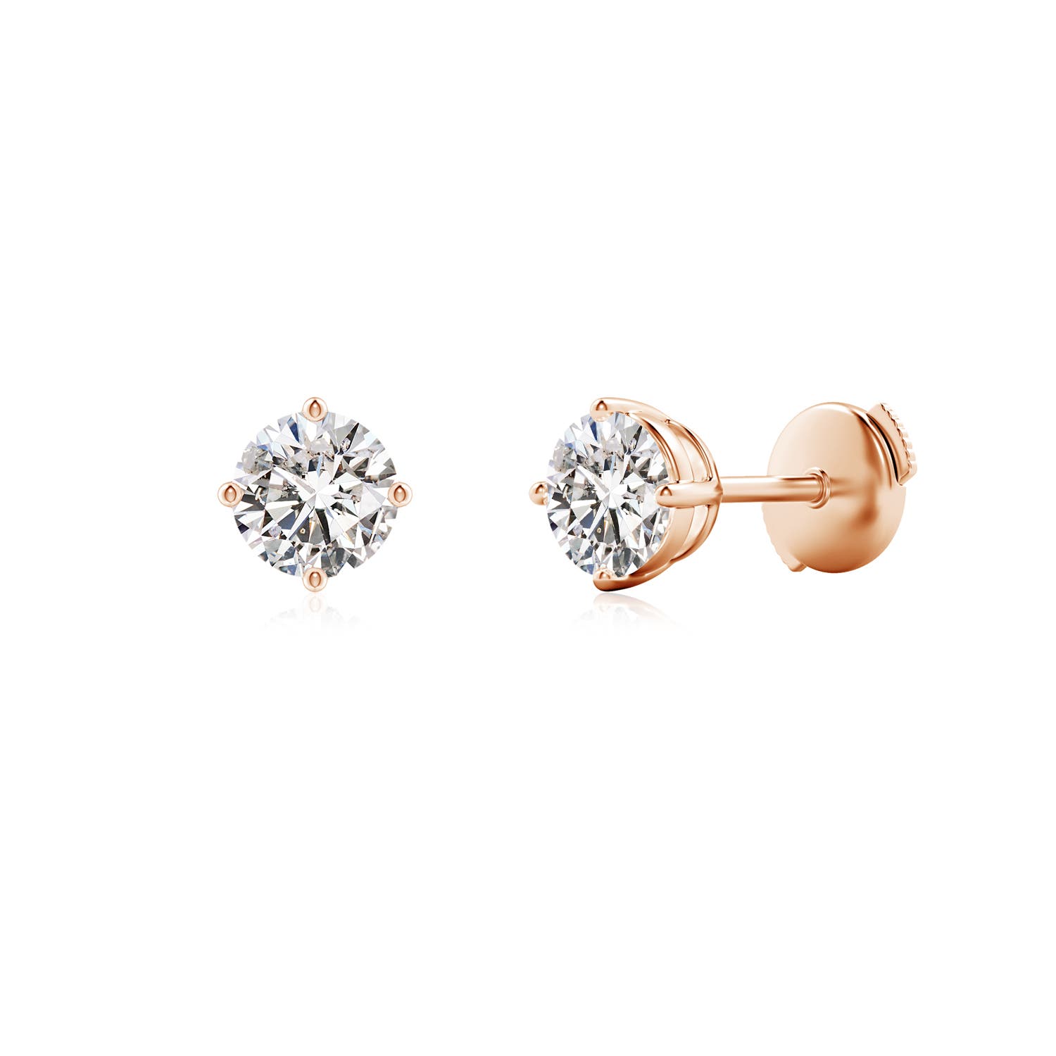 I-J, I1-I2 / 1 CT / 14 KT Rose Gold