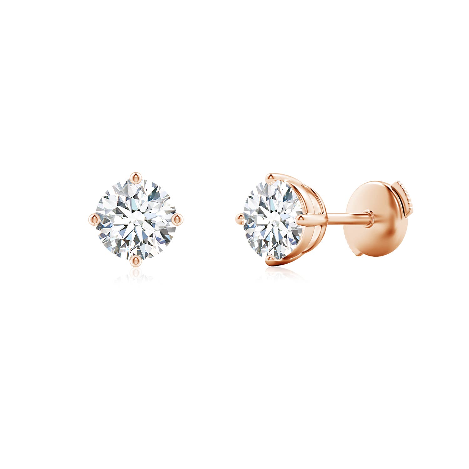 G, VS2 / 1.26 CT / 14 KT Rose Gold