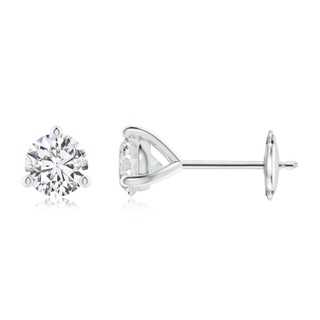 5.1mm HSI2 Prong-Set Round Diamond Martini Stud Earrings in White Gold