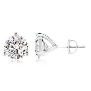 8.1mm IJI1I2 Prong-Set Round Diamond Martini Stud Earrings in P950 Platinum