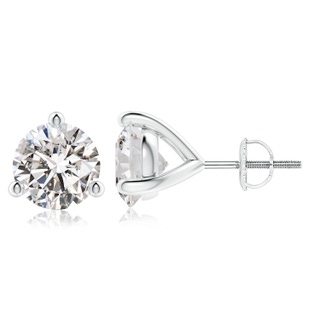 8.9mm IJI1I2 Prong-Set Round Diamond Martini Stud Earrings in P950 Platinum