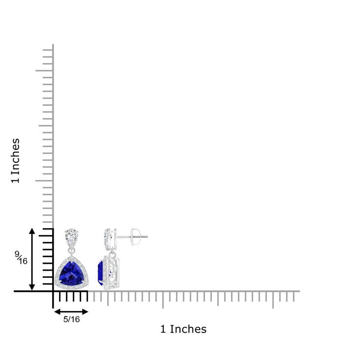 AAAA - Tanzanite / 2.08 CT / 14 KT White Gold