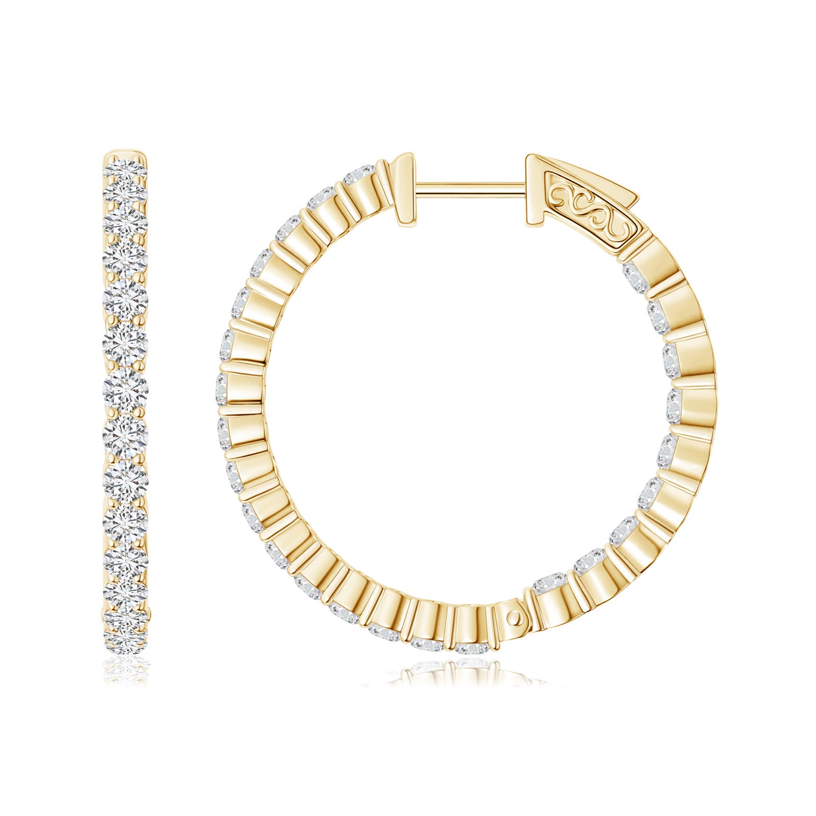 H, SI2 / 0.9 CT / 14 KT Yellow Gold