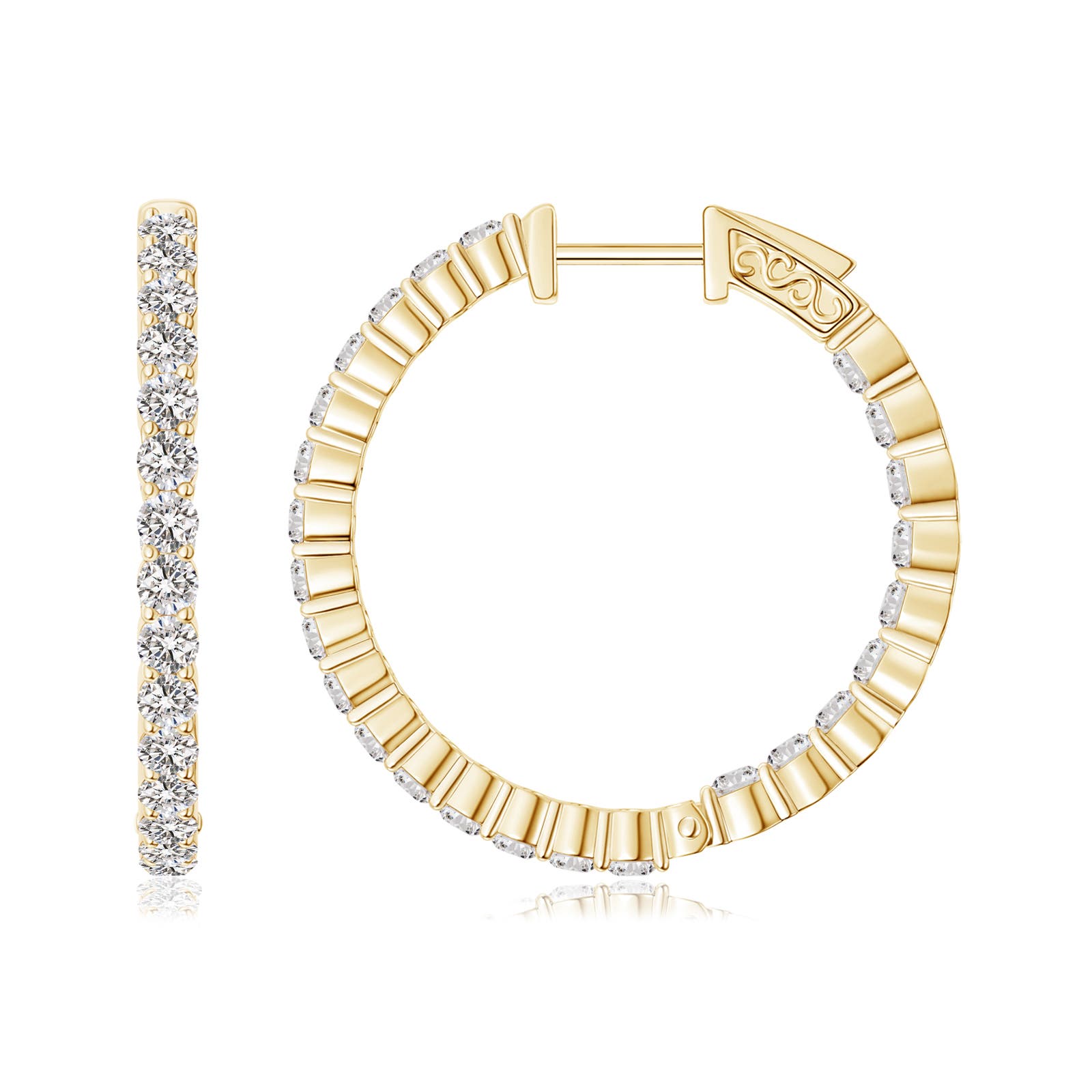 I-J, I1-I2 / 0.9 CT / 14 KT Yellow Gold