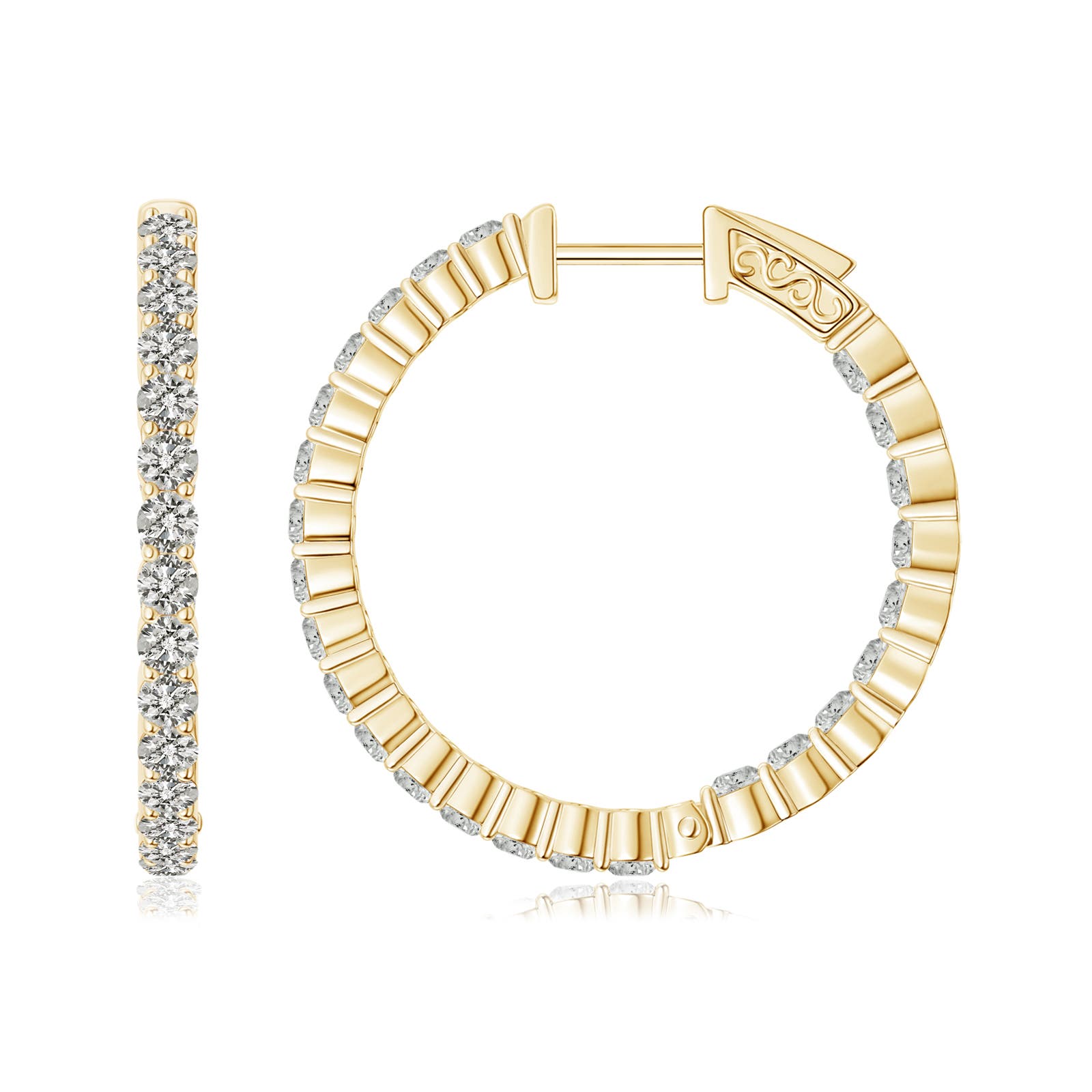 K, I3 / 0.9 CT / 14 KT Yellow Gold