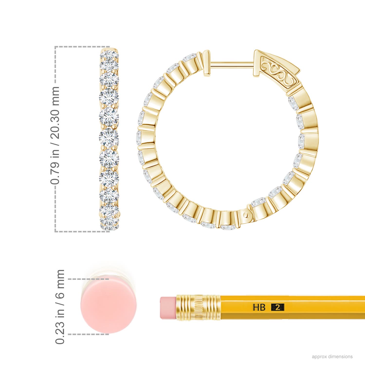 F-G, VS / 1.56 CT / 14 KT Yellow Gold