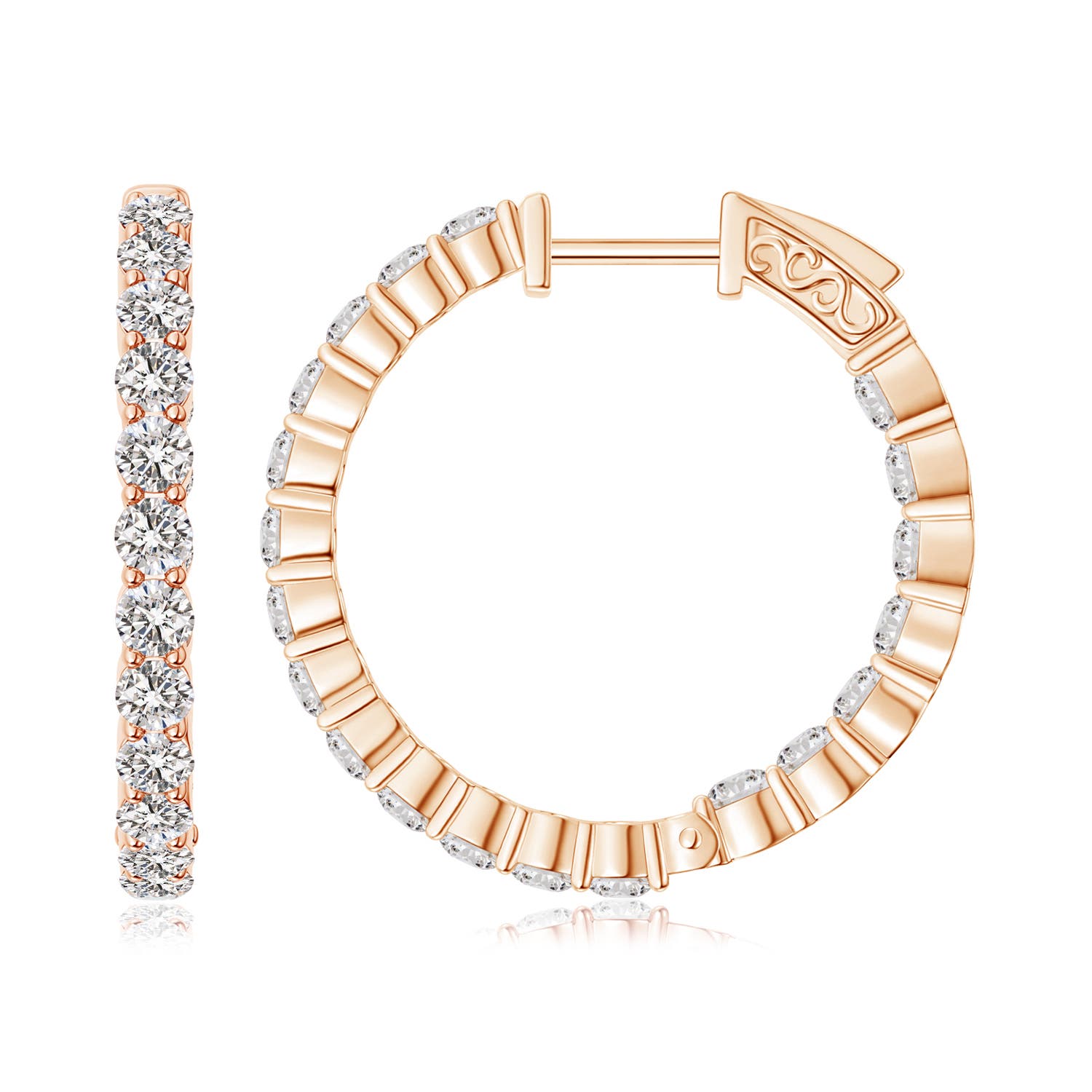 I-J, I1-I2 / 1.56 CT / 14 KT Rose Gold