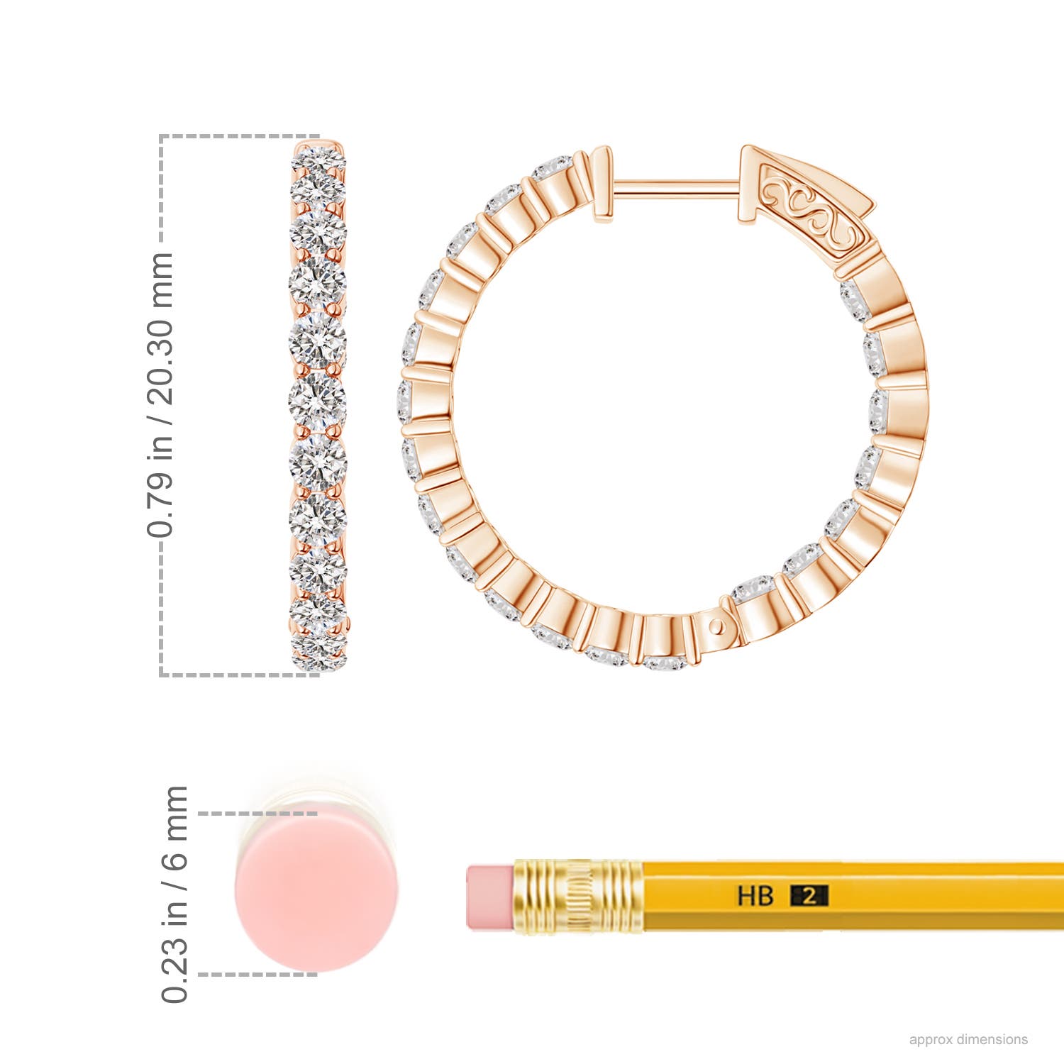 I-J, I1-I2 / 1.56 CT / 14 KT Rose Gold