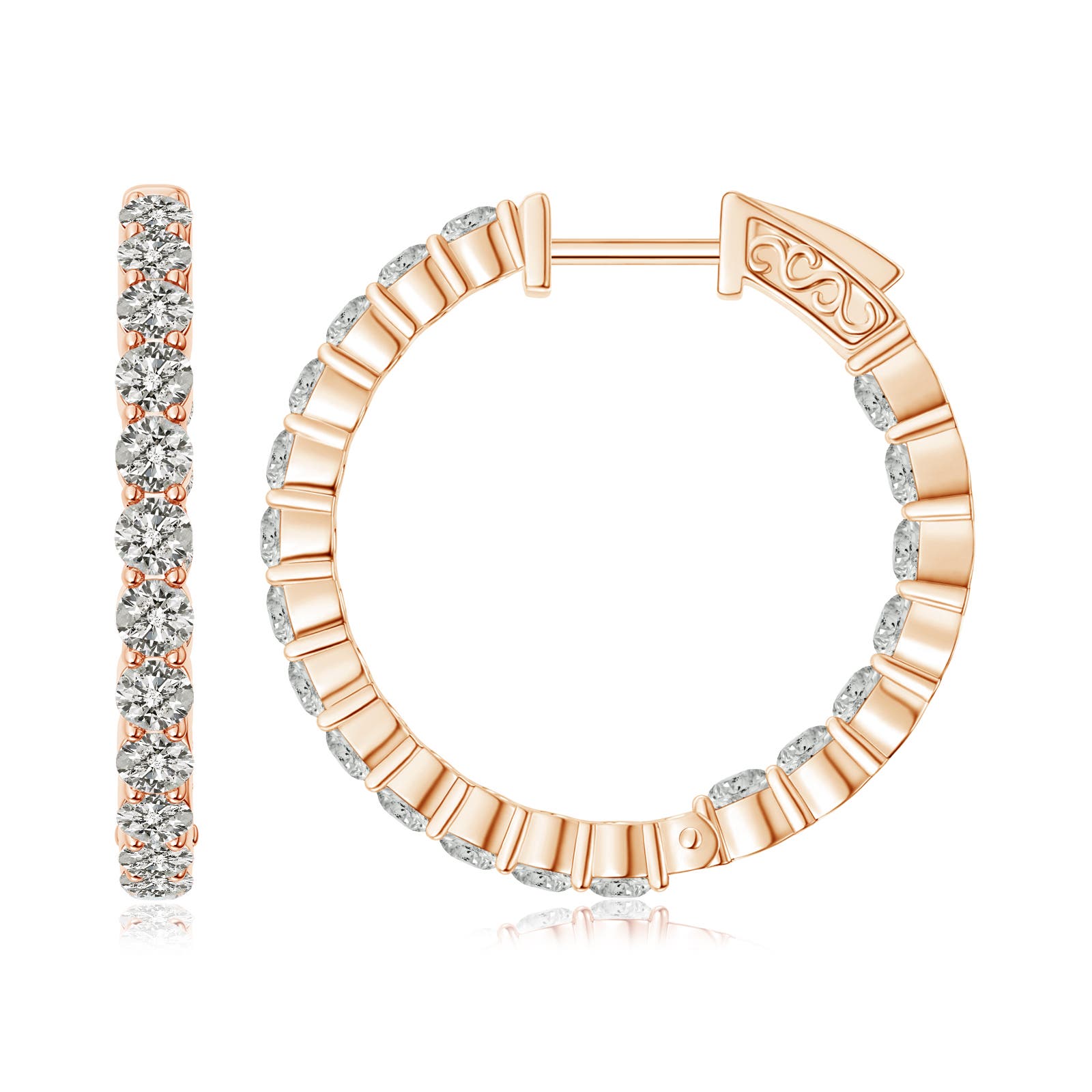 K, I3 / 1.56 CT / 14 KT Rose Gold