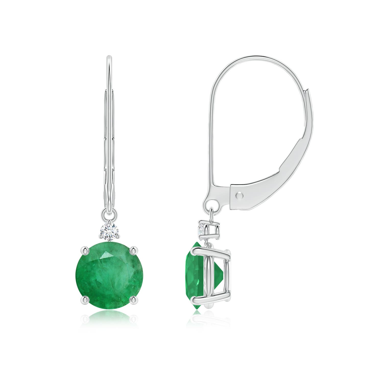 A - Emerald / 1.54 CT / 14 KT White Gold