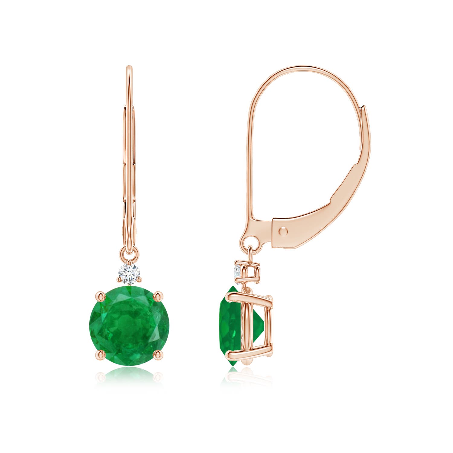 AA - Emerald / 1.54 CT / 14 KT Rose Gold