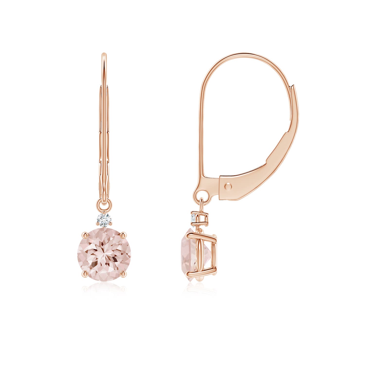 AA - Morganite / 0.87 CT / 14 KT Rose Gold