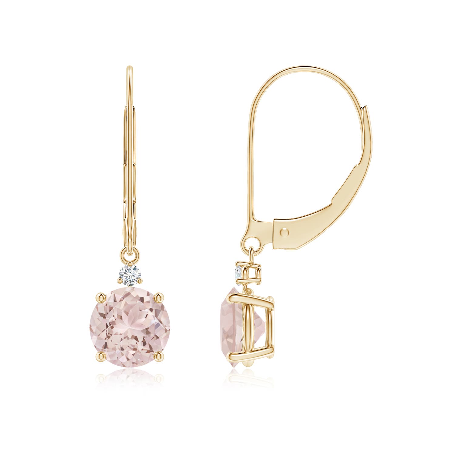 A - Morganite / 1.44 CT / 14 KT Yellow Gold