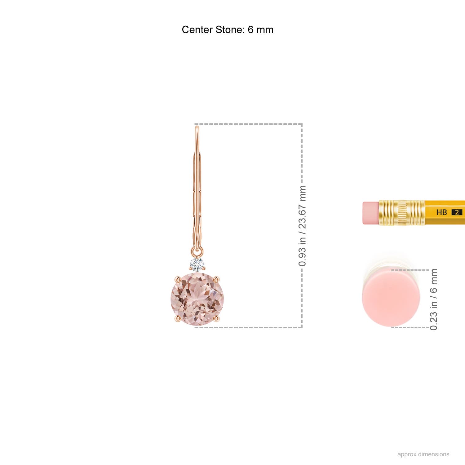 AAA - Morganite / 1.44 CT / 14 KT Rose Gold