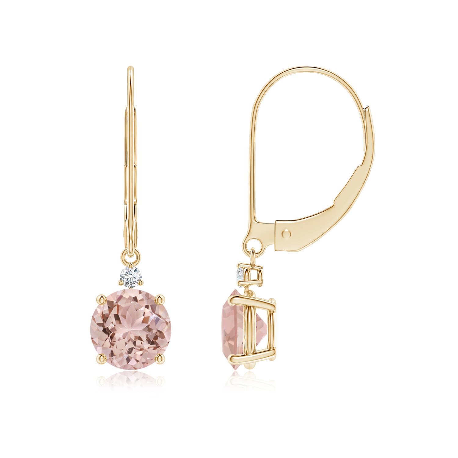 AAA - Morganite / 1.44 CT / 14 KT Yellow Gold