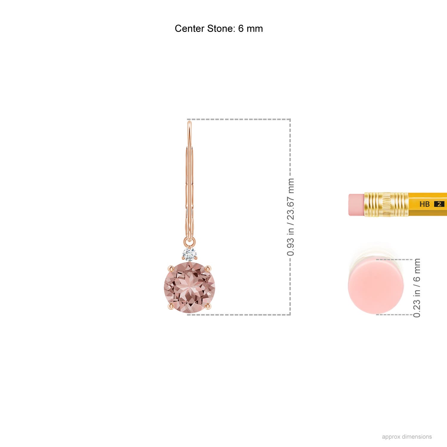 AAAA - Morganite / 1.44 CT / 14 KT Rose Gold