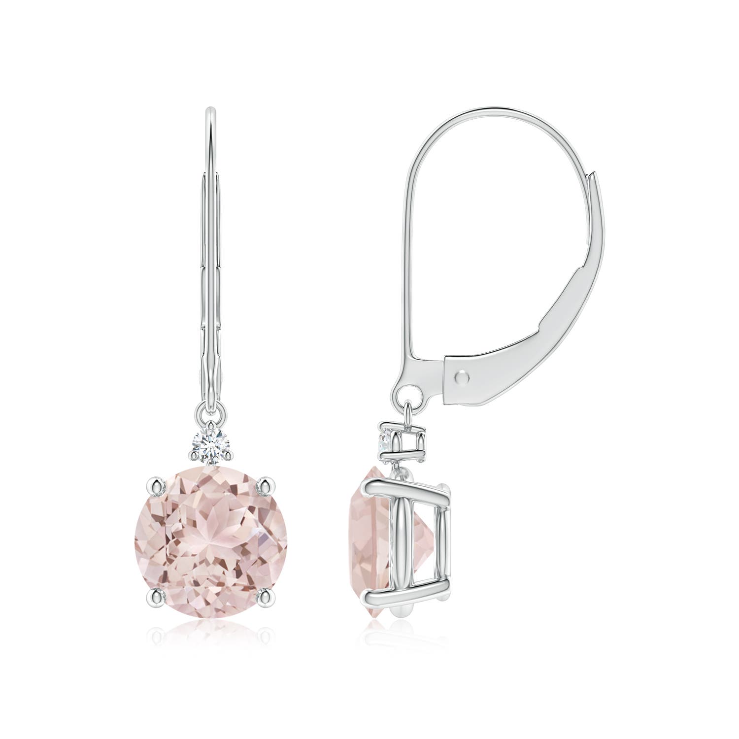 A - Morganite / 2.24 CT / 14 KT White Gold