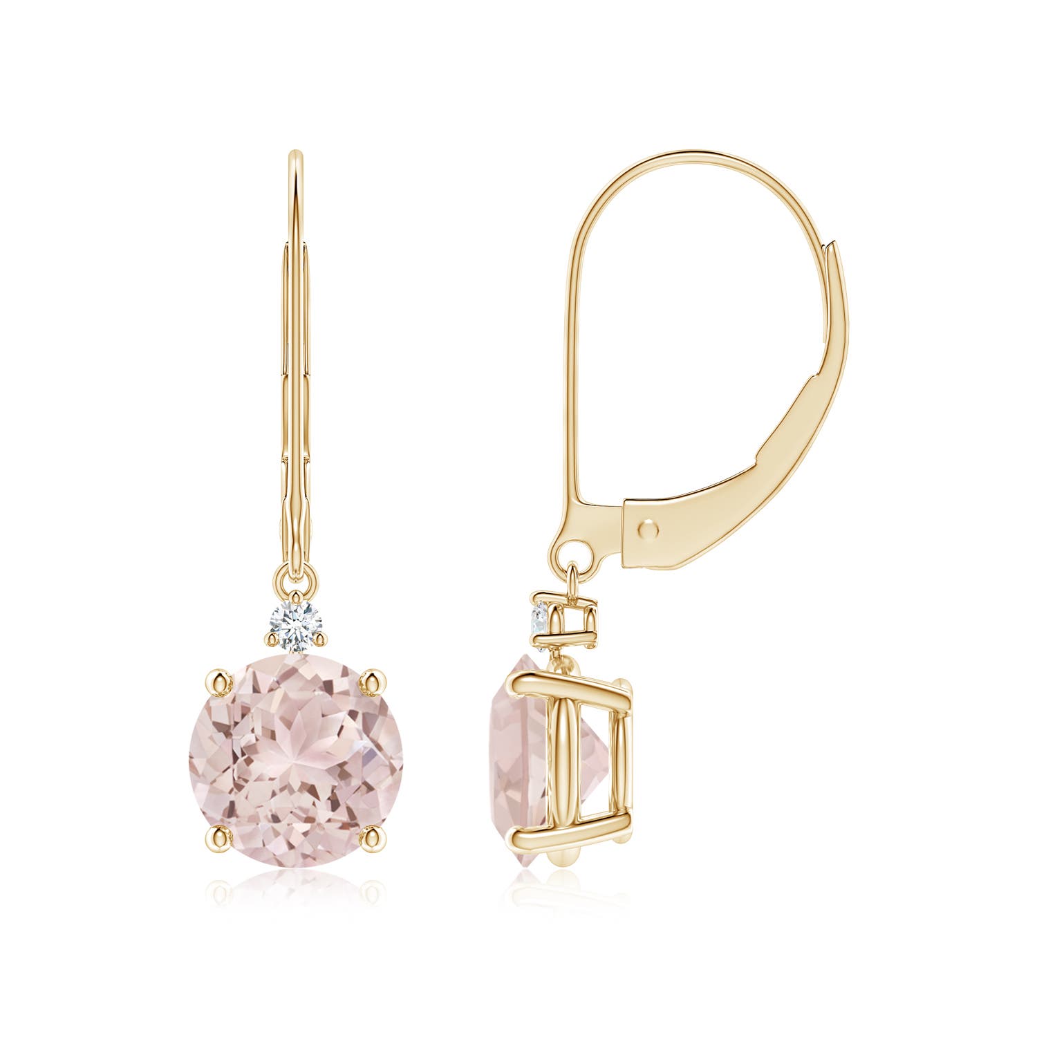 A - Morganite / 2.24 CT / 14 KT Yellow Gold