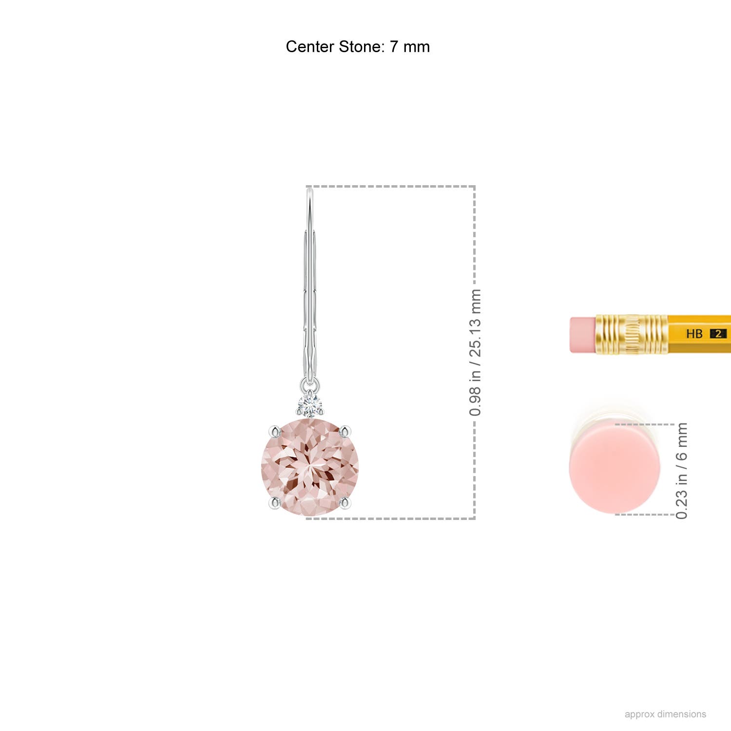 AA - Morganite / 2.24 CT / 14 KT White Gold