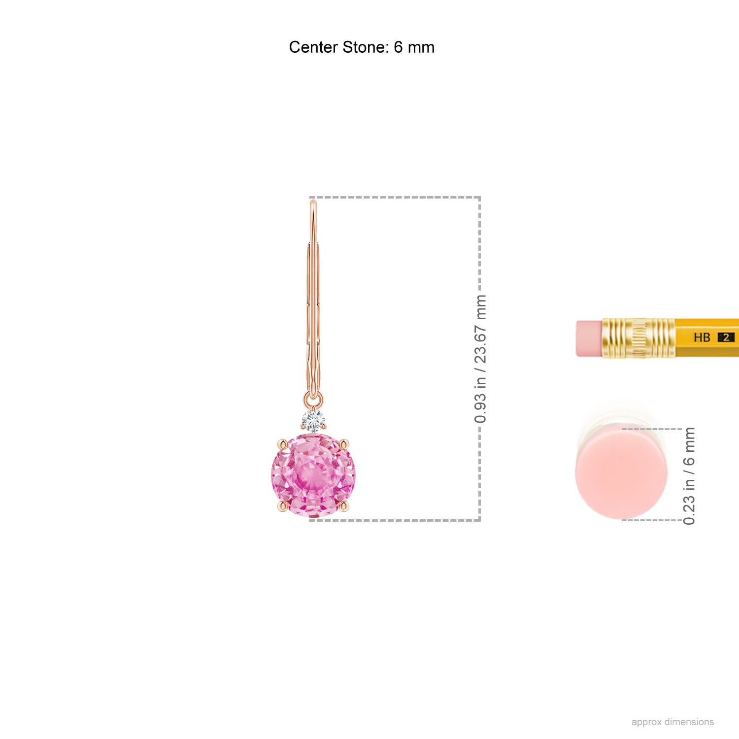 A - Pink Sapphire / 2.04 CT / 14 KT Rose Gold