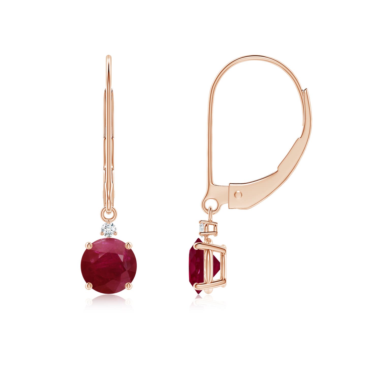 A - Ruby / 1.23 CT / 14 KT Rose Gold