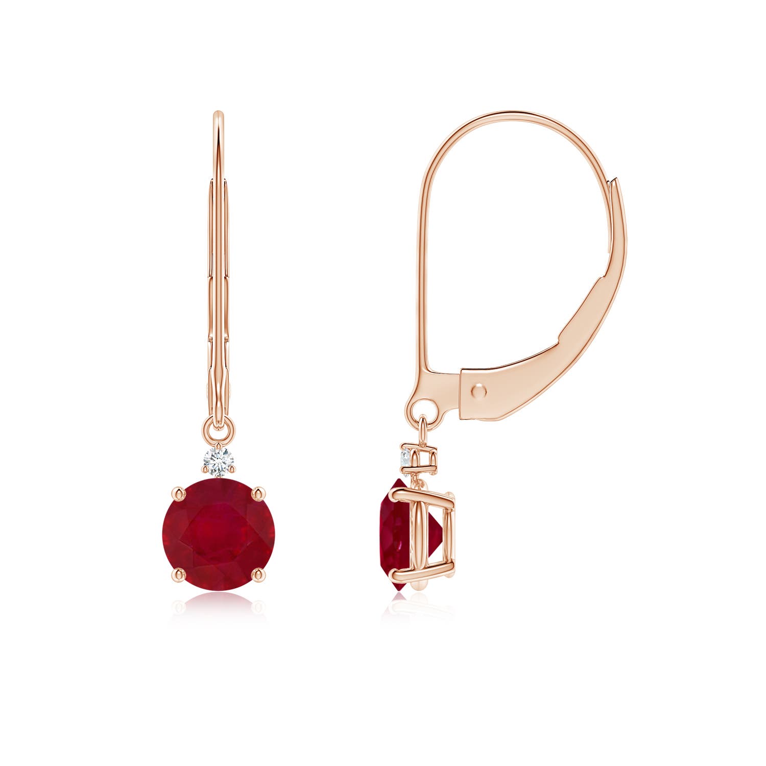 AA - Ruby / 1.23 CT / 14 KT Rose Gold