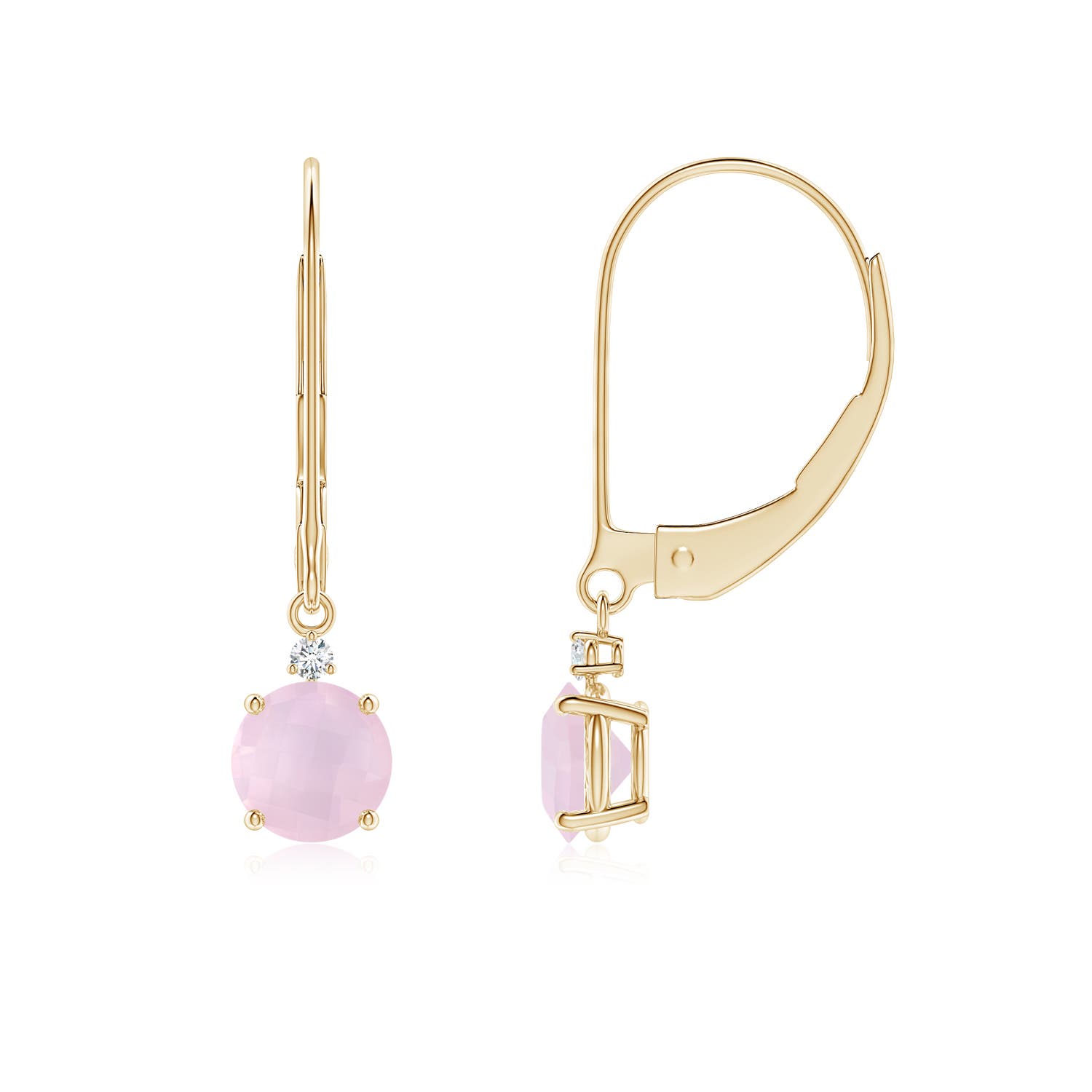 AA - Rose Quartz / 1.03 CT / 14 KT Yellow Gold