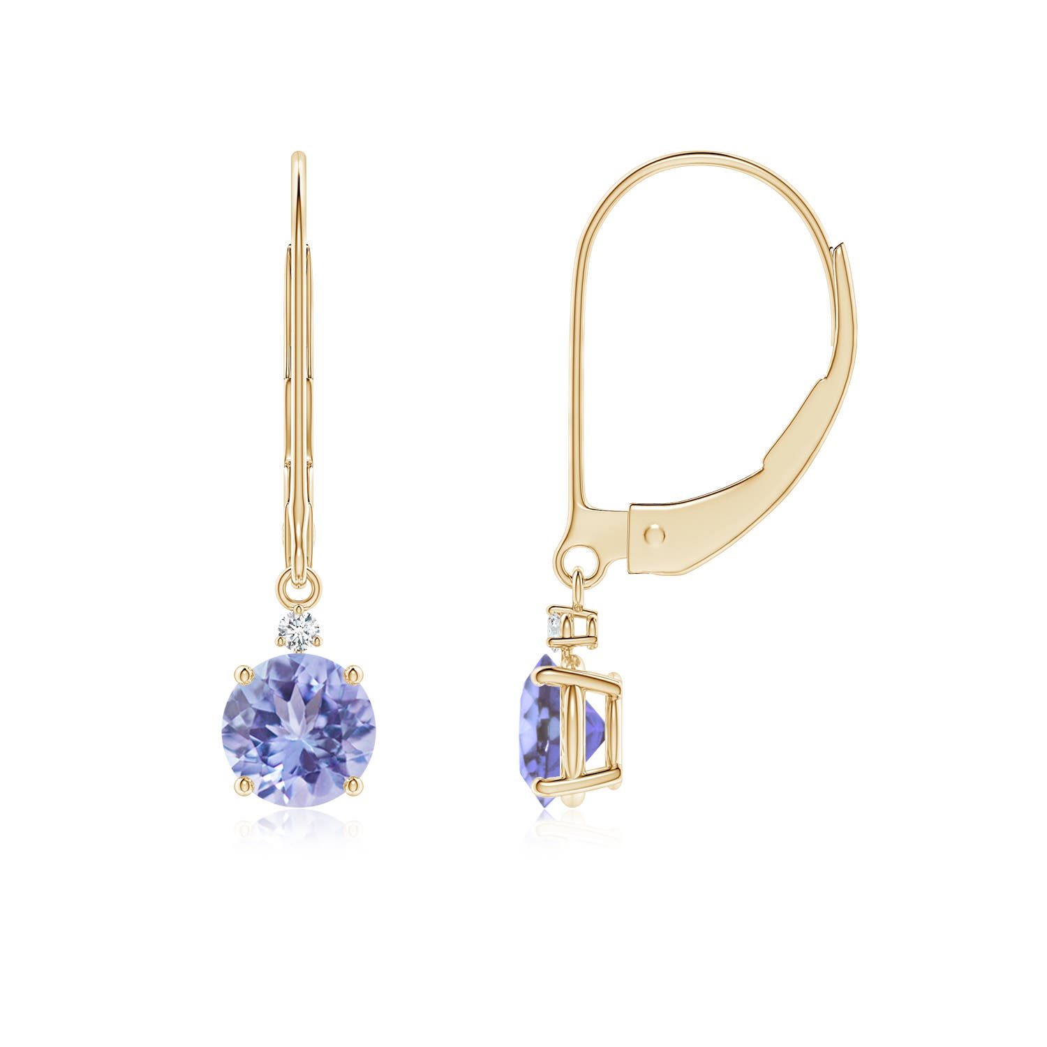 AA - Tanzanite / 1.03 CT / 14 KT Yellow Gold