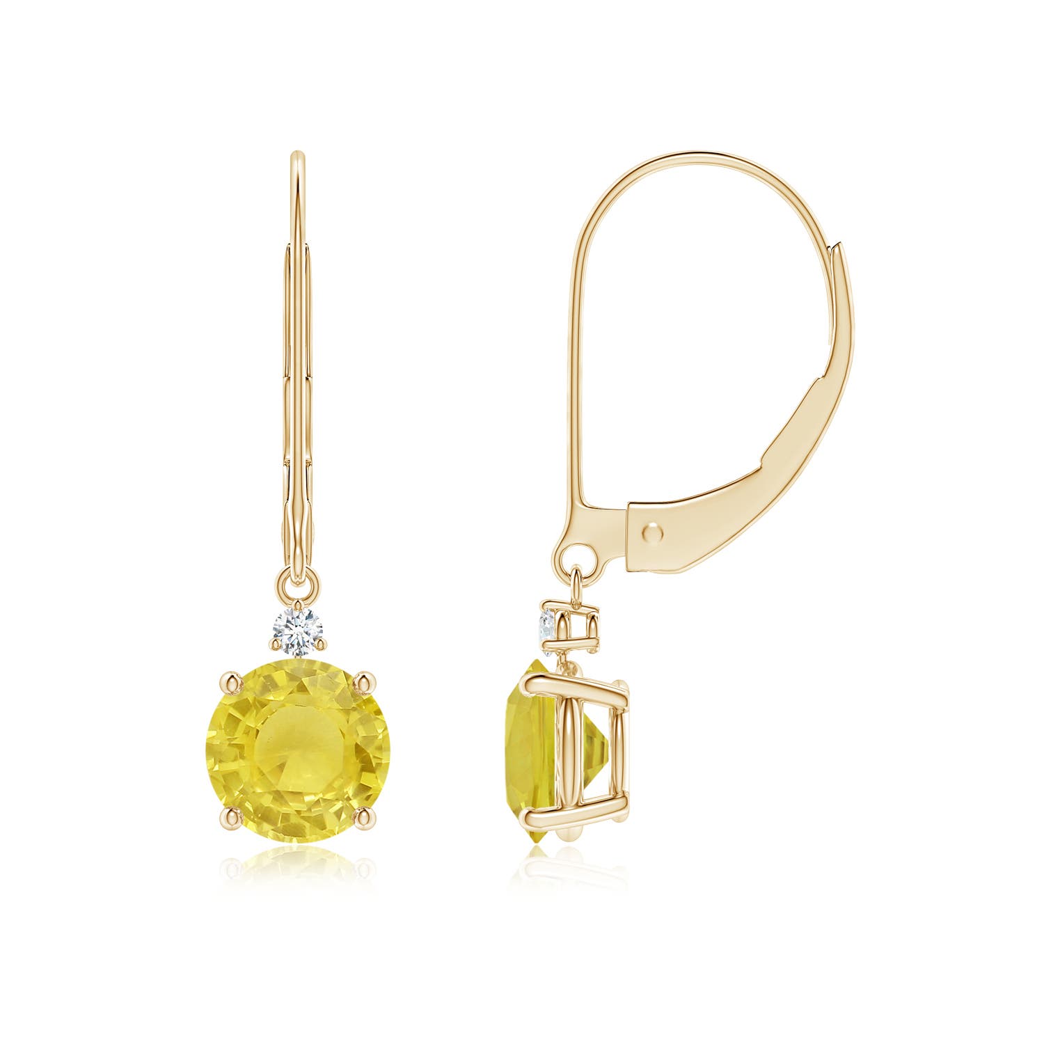 A - Yellow Sapphire / 2.04 CT / 14 KT Yellow Gold