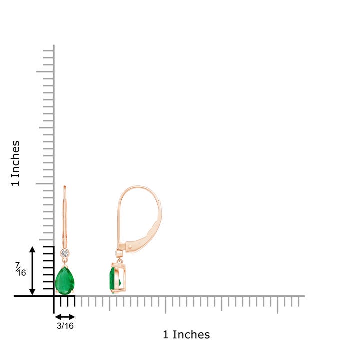 AA - Emerald / 0.73 CT / 14 KT Rose Gold