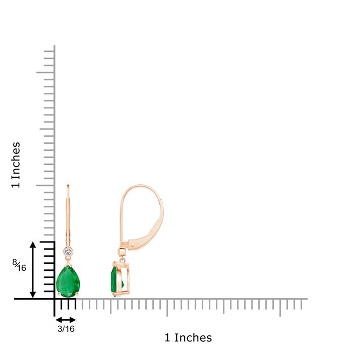 AA - Emerald / 1.24 CT / 14 KT Rose Gold