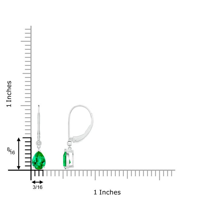 AAA - Emerald / 1.24 CT / 14 KT White Gold