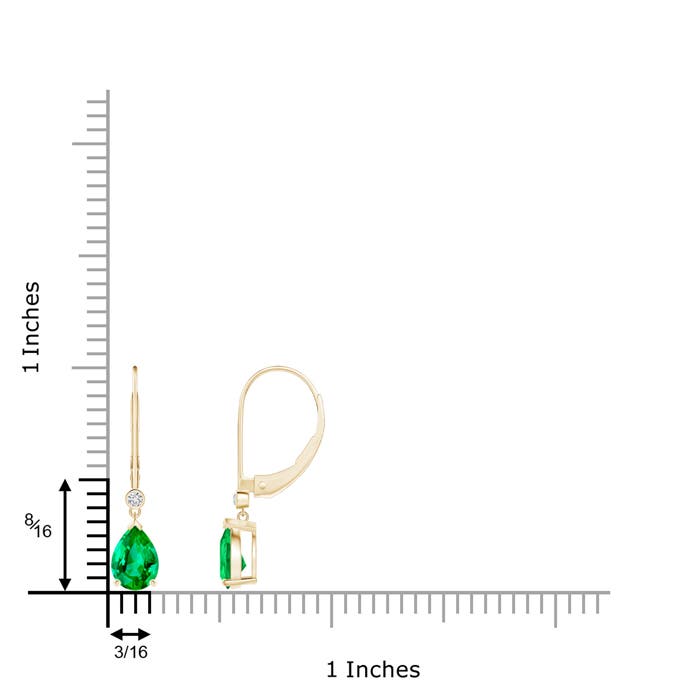 AAA - Emerald / 1.24 CT / 14 KT Yellow Gold