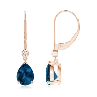 Pear AAA London Blue Topaz