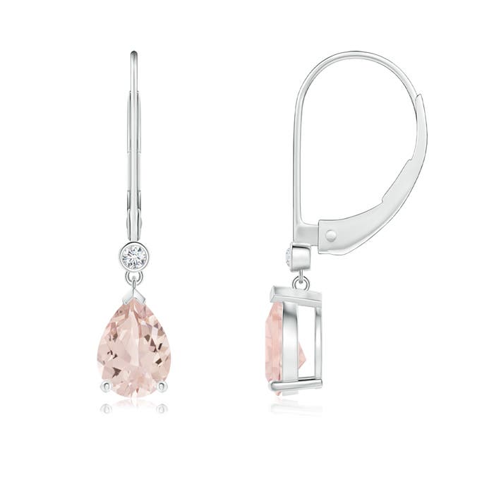 AA - Morganite / 1.24 CT / 14 KT White Gold